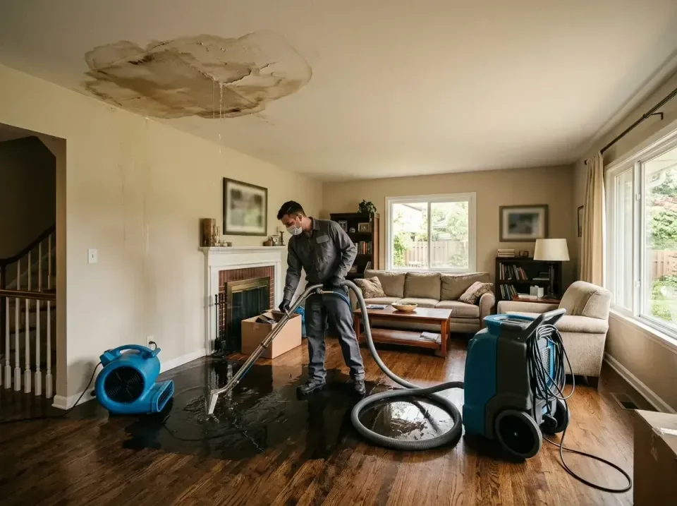 attic-pipe-burst-ceiling-drip-008 — frequently asked questions, Water Damage Restoration & Carpet Care in Malden, MO